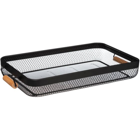 Δίσκος Σερβιρίσματος Spitishop Μεταλλικός 51x26.5x7.5cm - Μαύρο image 0