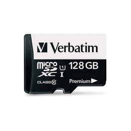 Κάρτα μνήμης microSD 128GB Class 10 & SD Adapter - Verbatim 44085