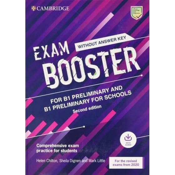 Exam Booster for B1 Preliminary and B1 Preliminary for Schools without Answer Key with Audio for the Revised 2020 Exams image 0