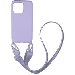 Θήκη Apple iPhone 13 Pro - Sonique Carryhang Liquid Silicone Strap - Λιλά