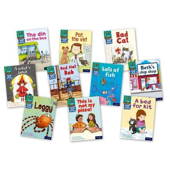 Read Write Inc. Phonics Book Bag Books: Green Set 1 Book Bag Books (Mixed Pack of 10) image 0