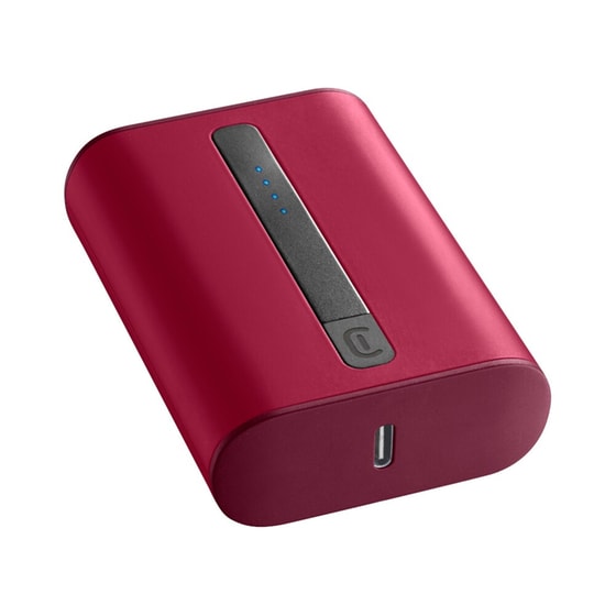 Powerbank Cellular Line Thunder 10.000mAh - Κόκκινο image 1
