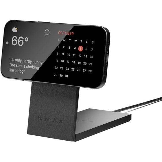 Ασύρματος Φορτιστής Native Union Rise 2-in-1 Magnetic Wireless Charger 15W - Black image 3