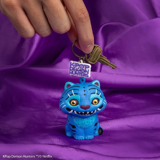Squishy Μπρελόκ Cinereplicas K-Pop Demon Hunters - Derpy Tiger image 3