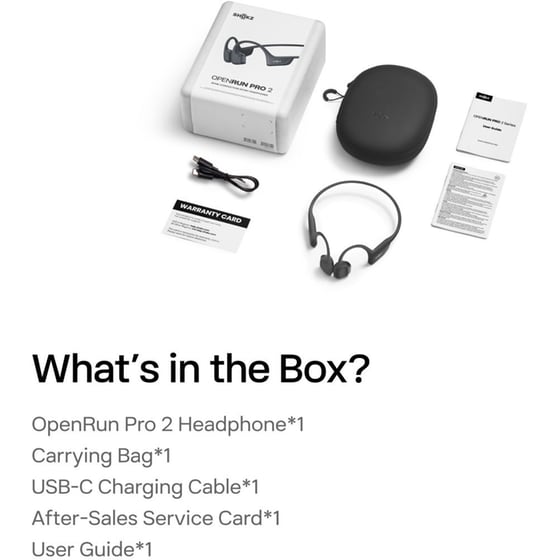 Ακουστικά Bluetooth Shokz OpenRun Pro 2 - Black image 3