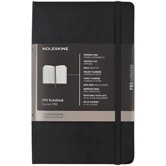 Σημειωματάριο Moleskine Pro Notebook Μαύρο (1 Τεμάχιο) image 0