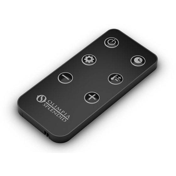 OLIMPIA SPLENDID CALEO GLASS Θερμοπομπός Δαπέδου με Wi-Fi 2000W Μαύρο image 4