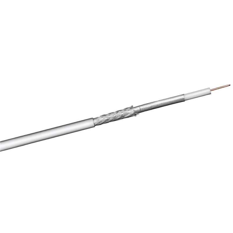 Goobay Καλώδιο Κεραίας 51510, 100db, 75ω, Ccs, 25m, Λευκό