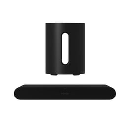 Sonos Ray Soundbar 2.0 + Sonos Sub Mini Μαύρο