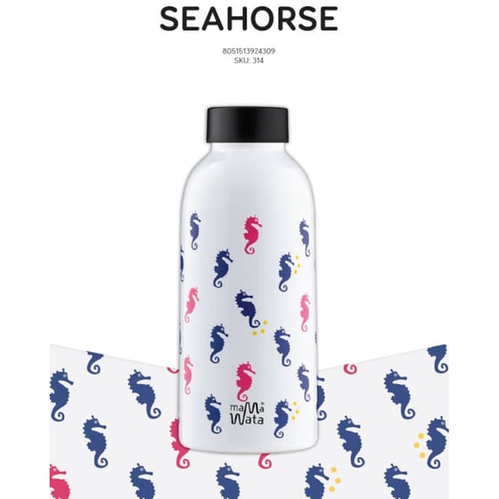 MAMA WATA Μπουκάλι Θερμός Insulated Seahorse 470 ml image 0