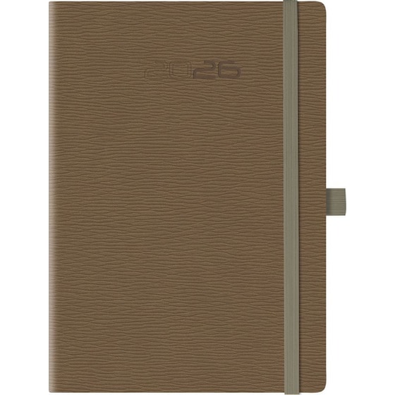 Ημερολόγιο Εβδομαδιαίο 2026 Θεοφύλακτος 12M Rivoly Plus Tobacco Καφέ image 0