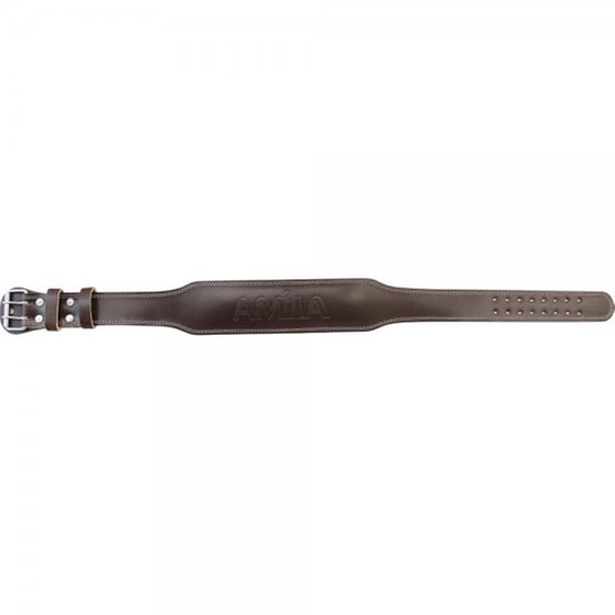 Ζώνη Άρσης Βαρών Amila 94906 Small B Quality Δερμάτινη με Μαξιλαράκι - Καφέ image 0