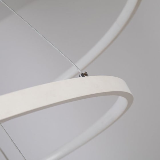 Φωτιστικό Οροφής Led Dimmable Homelighting Morelli 77-8133 από Αλουμίνιο - Λευκό image 1