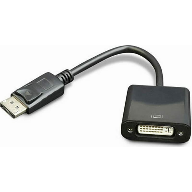 Αντάπτορας DisplayPort σε DVI-I Cablexpert - 10cm - Μαύρο
