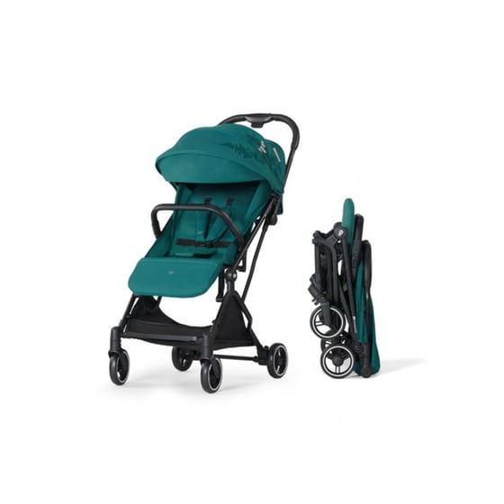 Παιδικό Καρότσι KinderKraft Indy 2 Nature Vibes Μπαστούνι από Συνδυασμό Υλικών 6kg - Πράσινο image 1