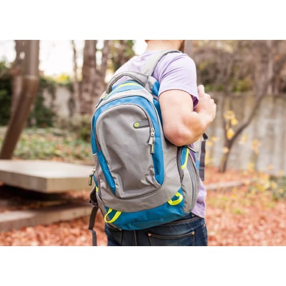 Τσάντα Laptop Πλάτης 15.6" HP Outdoor Sport Γκρι/Γαλάζιο image 3