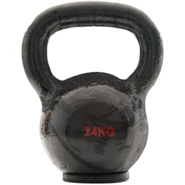 Kettlebell Amila Κλασικό από Εμαγιέ 24kgr - Μαύρο
