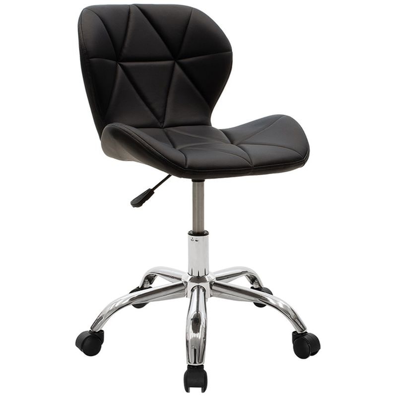 PAKOWORLD Καρέκλα Γραφείου Εργασίας Frea Ii Pakoworld από Δερματίνη - Μαύρη