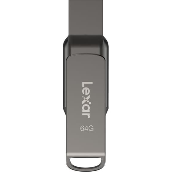 Lexar JumpDrive Dual Drive 64GB USB 3.1 με σύνδεση USB-A & USB-C - Μαύρο image 2
