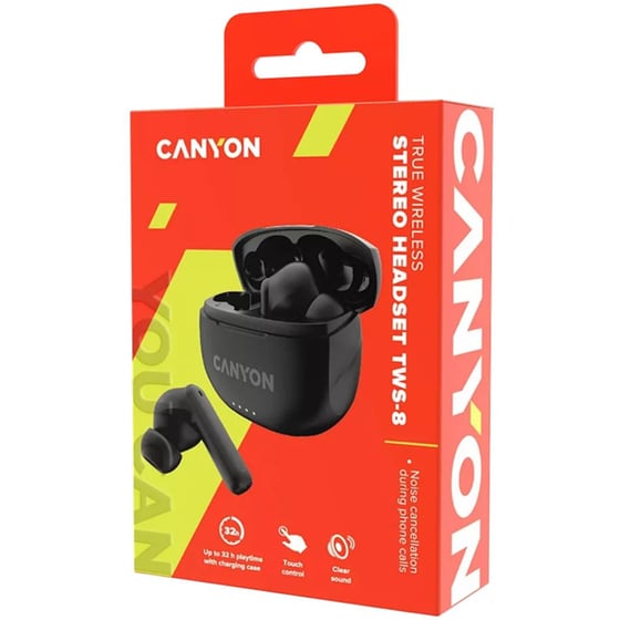 Ακουστικά Bluetooth Canyon CNS-TWS8B - Black image 4