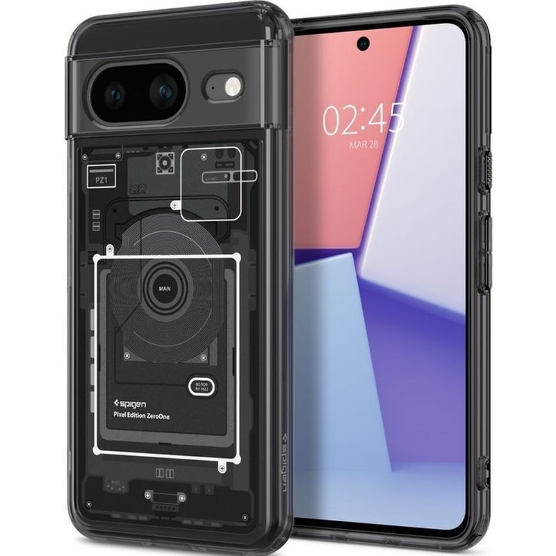 SPIGEN Θήκη Google Pixel 8 - Spigen Ultra Hybrid - Μαύρο