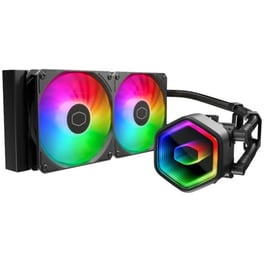 Ψύκτρα επεξεργαστή Cooler Master MasterLiquid 240 Core II ARGB All In One - Μαύρο