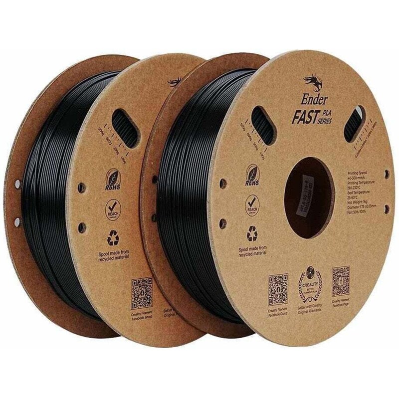 Creality Νήμα 3D Εκτυπωτή PLA 1.75mm 2kg - Μαύρο