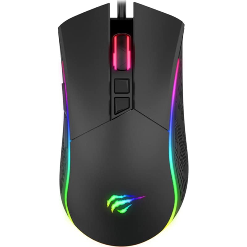 HAVIT Havit MS1001a RGB Gaming Ενσύρματο Ποντίκι Μαύρο