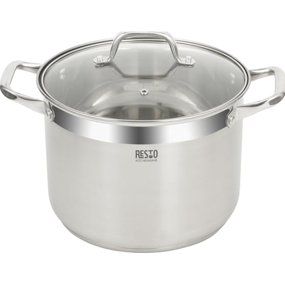 Κατσαρόλα Βαθιά RESTO Casserole-92006 από Ανοξείδωτο Ατσάλι 24 cm 8 L Inox image 0