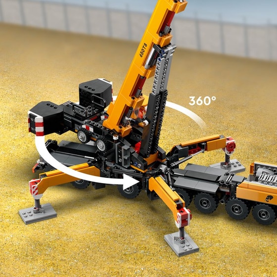 LEGO® City Yellow Mobile Construction Crane (60409) image 9