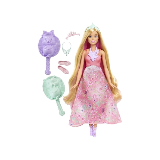 Κούκλα Barbie Πριγκίπισσα Χρωματιστά Μακριά Μαλλιά image 0