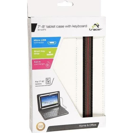 Tracer Book Πληκτρολόγιο για Universal Tablet 7"-8" - Λευκό image 3