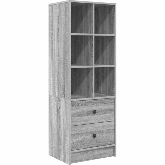 Γραφείο VidaXL 105,5x34x127 cm - Γκρι Sonoma (2 τεμ.) image 4