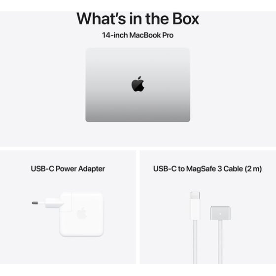 Apple MacBook Pro 14" M4 Pro Chip QHD+ (Apple M4 Pro 12 Cores/24GB/512GB SSD/16 Cores GPU/macOS) Silver image 7