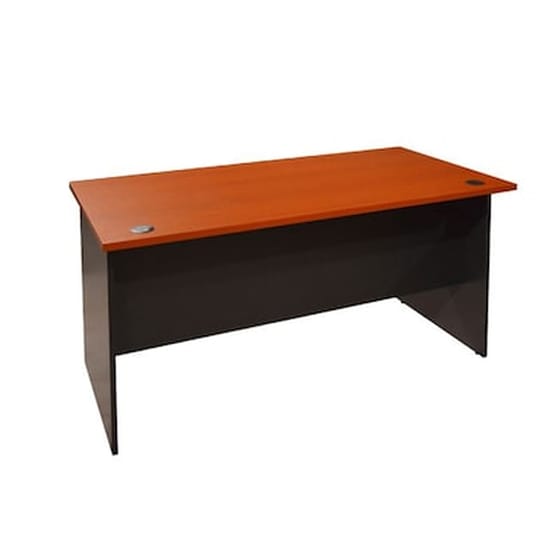 Γραφείο Εργασίας FreeBox από Μελαμίνη 120x60cm - Cherry/Μαύρο image 0