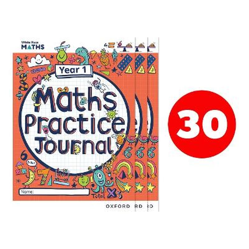 White Rose Maths Practice Journals Year 1 Workbooks: Pack of 30