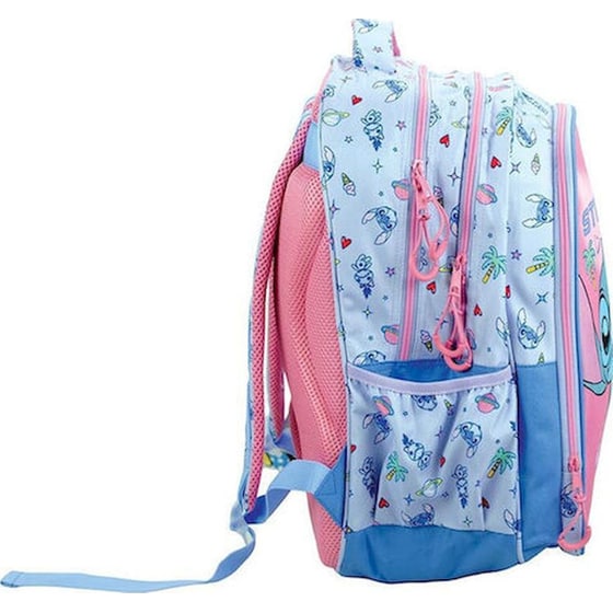 Σχολική Τσάντα Πλάτης GIM Οβάλ Stitch Scarbook image 1