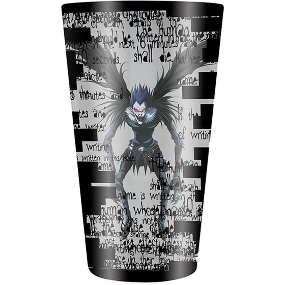 Ποτήρι Γυάλινο ABYSSE CORP Death Note Ryuk 400 ml Μαύρο image 0
