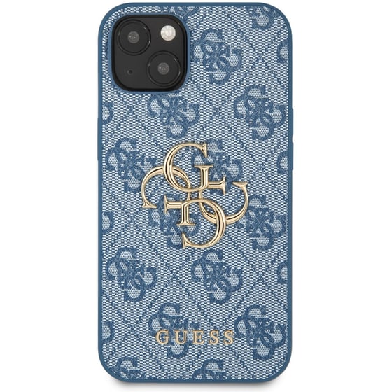 Guess “4g Logo Collection” Hard Case Pu Leather Θήκη Προστασίας Από Δερματίνη – Iphone 11 (μπλε – Guhcp13s4gmgbl) image 0