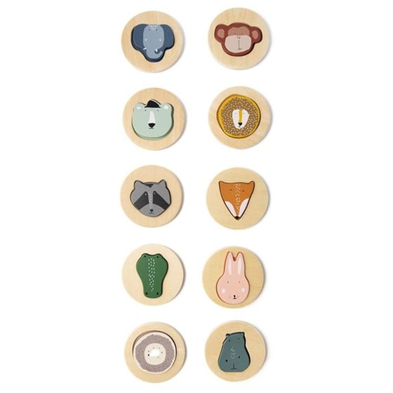 Ξύλινο Παζλ Με 10 Σφηνώματα Trixie Matching Game image 0