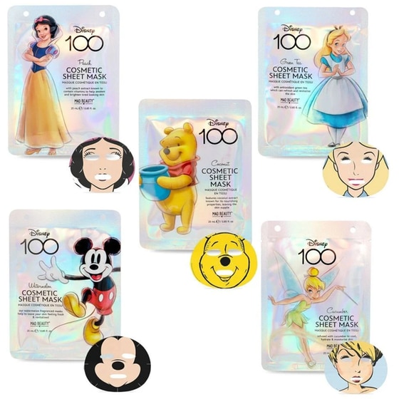 Μάσκες Προσώπου Sheet Mask Mad Beauty Disney 100 Years - 5 Τμχ image 1