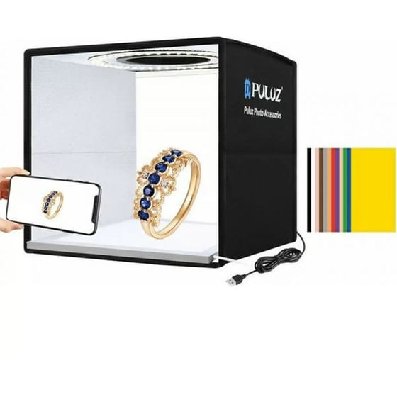 Photo Box Puluz Pkt3101b LED 25x25x25cm - Πολύχρωμο image 0