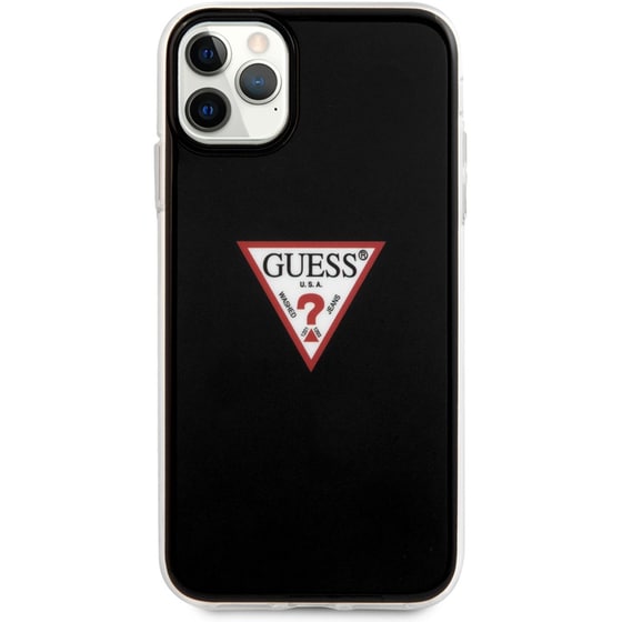 Θήκη Apple iPhone 11 Pro - Guess Triangle Logo Collection - Clear / Silver image 0
