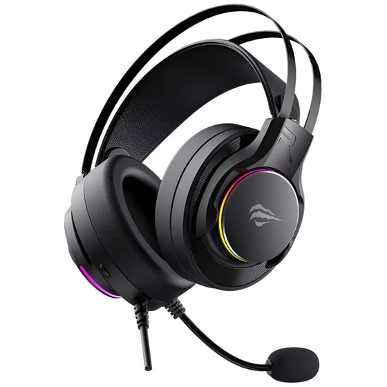 Havit H2007U Gaming Ενσύρματα Ακουστικά USB - Μαύρα image 2