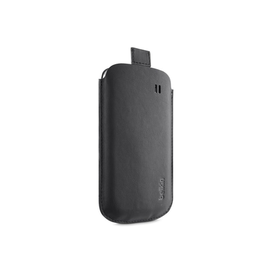 ΘΗΚΗ ΚΙΝ BELKIN LEATHER GALAXY S4 BLK image 1