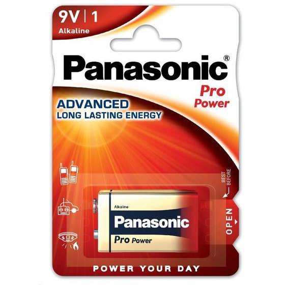 Panasonic Pro Power Αλκαλική Μπαταρία 9V 1τμχ image 0