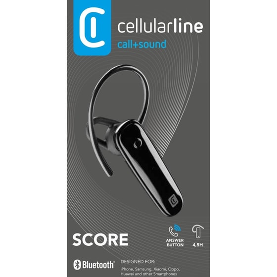 Ακουστικά Bluetooth Cellular Line Score - Μαύρα image 1