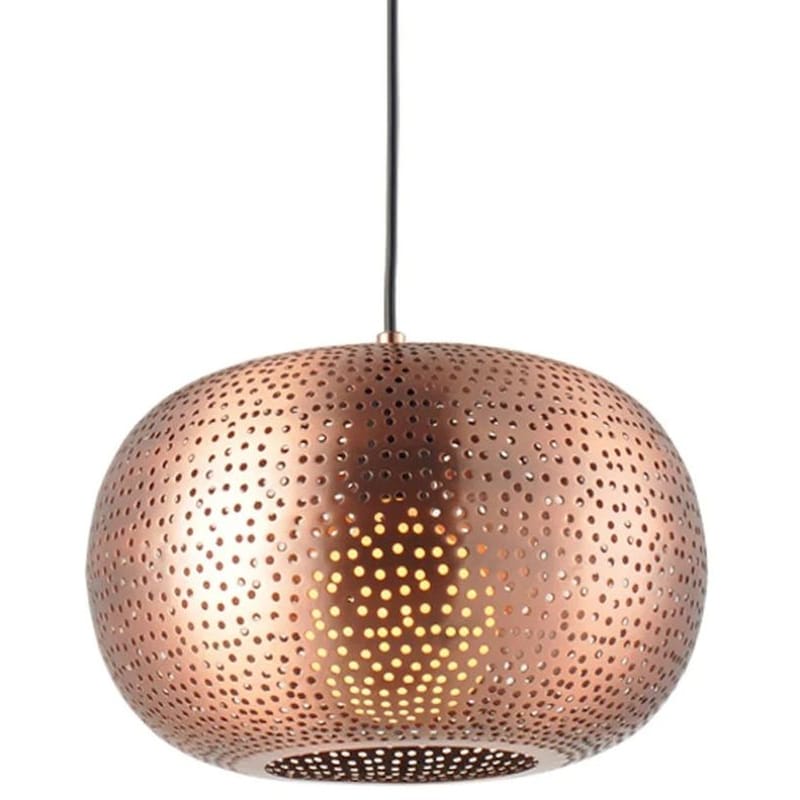 Φωτιστικό Οροφής Μονόφωτο Aca V371131pc Μεταλλικό - Χάλκινο ACA DECOR