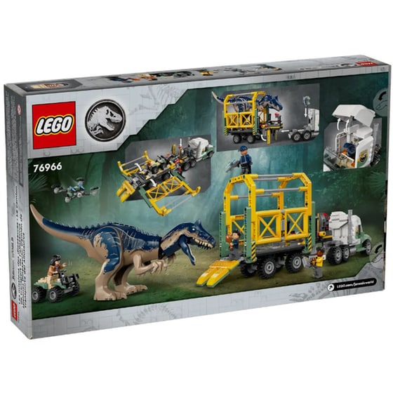 LEGO® Jurassic World Dinosaur Missions: Allosaurus Transport Truck (76966) image 5