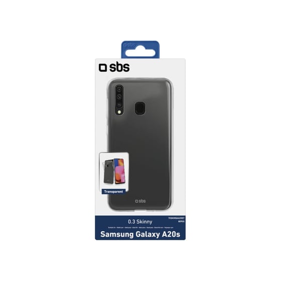 Θήκη Samsung Galaxy A20s - Sbs Skinny Cover - Transparent image 1
